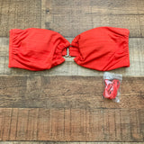 Mossimo Red Center Ring Swim Top- Size S