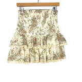 Free the Roses floral Embroidered and Crochet Trim Smocked Skirt NWT- Size XS (we have matching top)