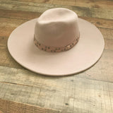 Treasure & Bond Tan Stud Belted Hat- One Size