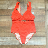 J Crew Scalloped Padded Bikini Top- Size S (TOP ONLY)