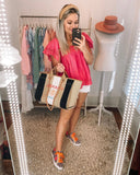 Nature Breeze Animal Print Pink Star Orange Lace Sneakers- Size 7