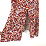 American Eagle Floral One Shoulder Belted Dress NWT- Size L