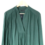 M&S Collection Green Long Sleeve V Neck NWT- Size M