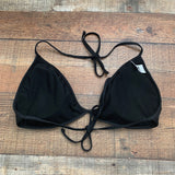 Mossimo Black Triangle Bikini Top- Size D/DD