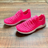 APL Neon Pink Lace Up Slip On Sneakers- Size 7.5 (GREAT CONDITION)