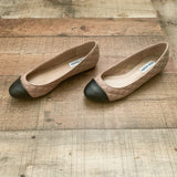 Steve Madden Tan/Black Flats- Size 7 (Like New Condition!)