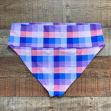 Buddy Love Pastel Checkered Bikini Bottoms- Size M (we have matching top and skirt)