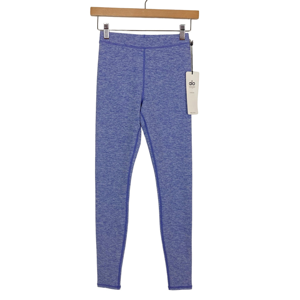 Alo Yoga Heathered Periwinkle High Waisted Alosoft Flow Leggings NWT- – The  Saved Collection