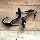 Imagine Vince Camuto Black Open Toe Stilettos- Size 7