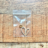 No Brand Gold Heart Pendant (New in Bag)