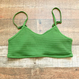 Cupshe Dark Green Bikini Set- Size L (sold as set)