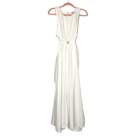Entro White Side Cutout Dress NWT- Size S