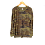 Z Supply Camo Thermal Long Sleeve Top- Size XS