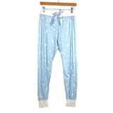 Jordann Jammies Light Blue Stars and Moons Pajama Set- Size S/M (sold as a set)