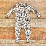 Angel Dear Animal Print Ruffle Footie Outfit- Size 3-6M