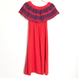 ASOS Off the Shoulder Embroidered Sundress- Size 0
