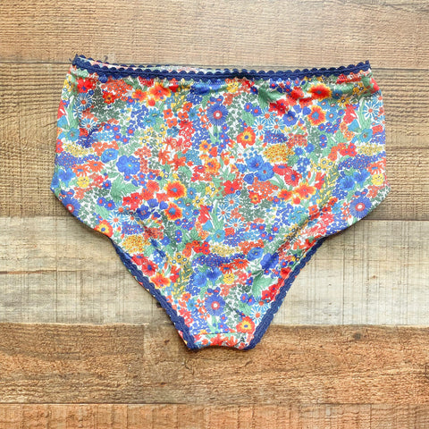 J Crew Floral High Waisted Bikini Bottoms- Size XS (BOTTOMS ONLY)