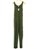 LOFT Olive Jumpsuit NWT- Size XXS