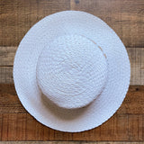 No Brand White Straw with Shell Band Adjustable Hat (see notes)