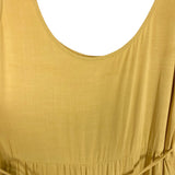 Lovestitch Mustard Back Tie Tiered Maxi Dress- Size S (see notes)