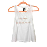 Sweaty Betty No Pain No Champagne Racerback Tank- Size XS