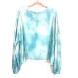No Brand Cloud Tie-Dye Button Top- Size XL (we have matching shorts)