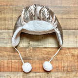 Aerie Metallic Puffer Hat (sold out online, see notes)