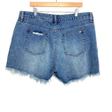 Special A Distressed Denim Short- Size 3XL
