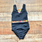 Little Peixoto Black Neon Strappy One Piece- Size 6 (fits like 2T)