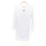 BTFBM White Ruched Bodycon Dress NWT- Size S
