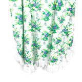The Beaufort Bonnet Company Floral White Trim Dress- Size XL