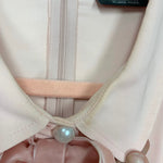 Halogen x Atlantic - Pacific Light Pink Bow Pleated Blouse- Size L (See Notes- blouse went viral and sold out in 5min)