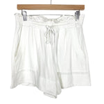 Gibsonlook White Drawstring Paperbag Shorts NWT- Size XXS