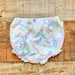 Janie and Jack Pastel Tropical Pattern with Ruffle Trim Bloomers- Size 6-12M