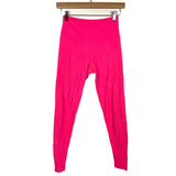 Onzie Hot Pink Bottom Vent Leggings- Size S/M (Inseam 23.5”)