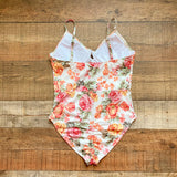 Capittana Floral Underwire Belted One Piece- Size M (sold out online, see notes)