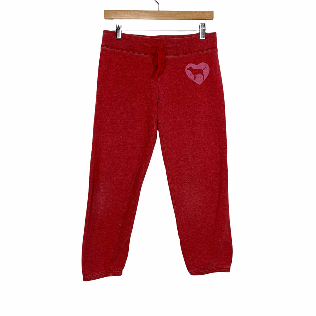 PINK Victoria's Secret Red Love Pink Graphic Sweatpants- Size XS (In –  The Saved Collection