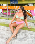 Show Me Your Mumu Green/Pink Bikini Bottoms- Size XL (we have matching top)