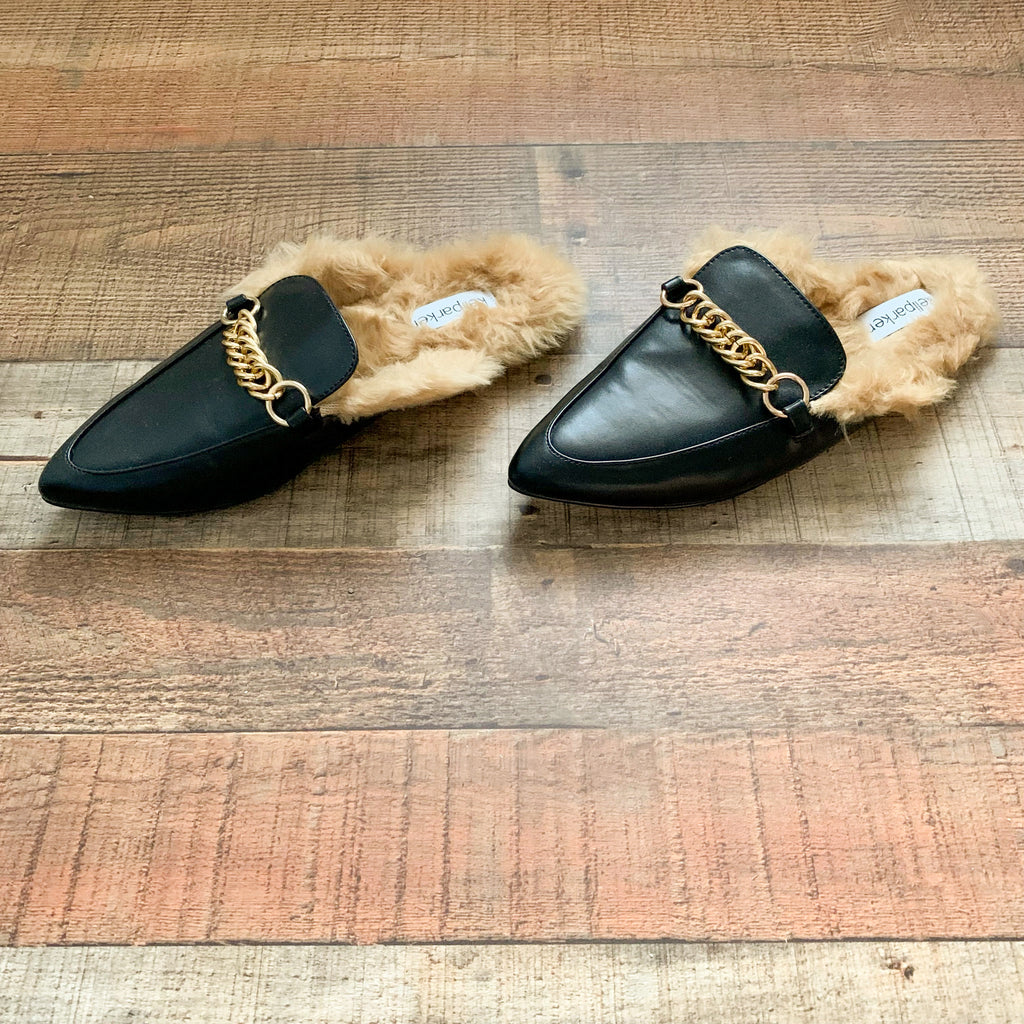 Esme - Staple Faux Fur Slides W6.5