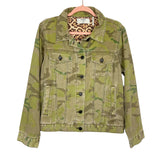 One Teaspoon Camo Pray for Rock 'N' Roll Embroidered Collar Denim Jacket NWT- Size XS (sold out online)