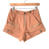 Fletch Marlow Moto Shorts with Zippers NWT- Size S (Run Small)