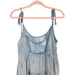 Rails Chambray Tie Strap Exposed Back Dress- Size M