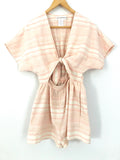 Mara Hoffman Tie Front Romper- Size XS