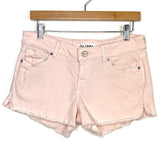 DL1961 Pink Denim Raw Hem Short- Size 25