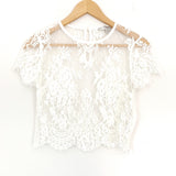 Maniju Lace Crop Top- Size S