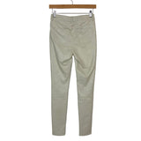 Avec Les Filles Bone Faux Leather Pants NWT- Size XS (see notes, Inseam 28”)