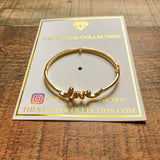 The Styled Collection Gold Love Clasp Bracelet NEW