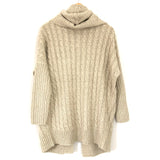 RD Style Tan Cable Knit Hooded Cardigan NWT- Size XS