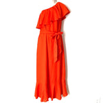 Show Me Your Mumu Orange “Rita” Midi Dress- Size S