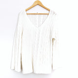 BP Cream V-Neck Sweater- Size XS